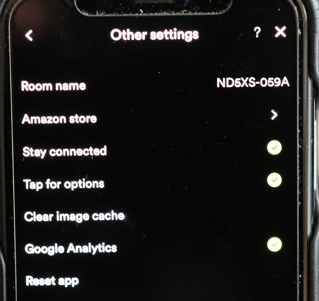 App volume Control Missing, ND5XS Streaming Audio Naim Audio