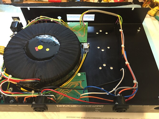 2 - power supply caps removed