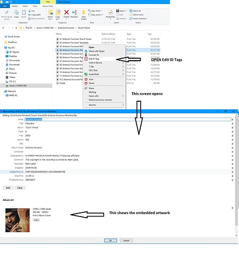 Opening dBp ID Tags Edit