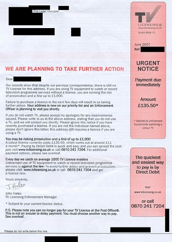 Letter June 2007