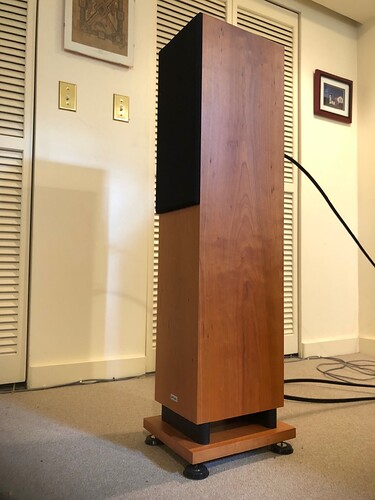 ProAc D30RS with Herbies Titanium Giant Cone Spike Decoupling Glider