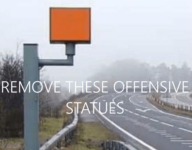 Offensive Statues