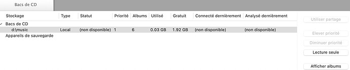 Bacs de storage