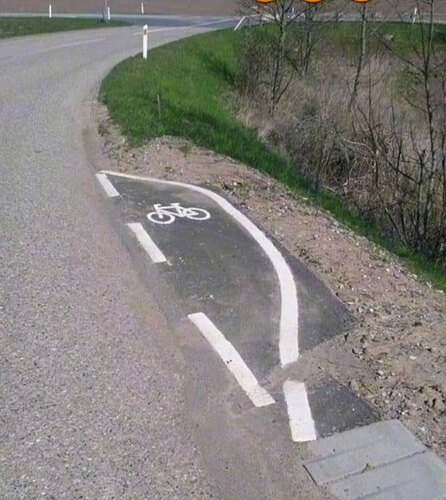 Funny-bike-lane
