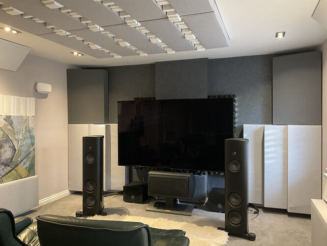 Media Room - Cinema Setting (from entry door) 2