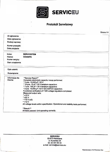 555 service report