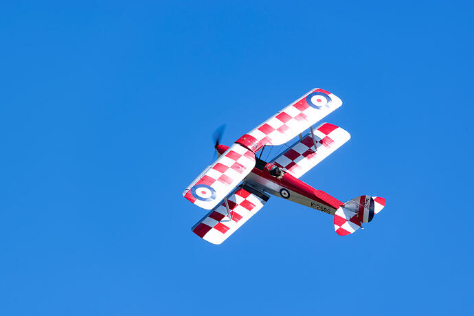 Tiger Moth over Old Warden