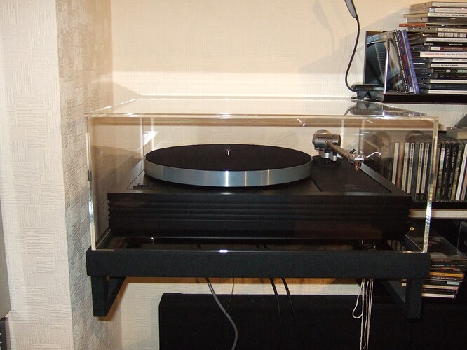 LP12 with Tangerine plinth and Skorpion base Dec 2024