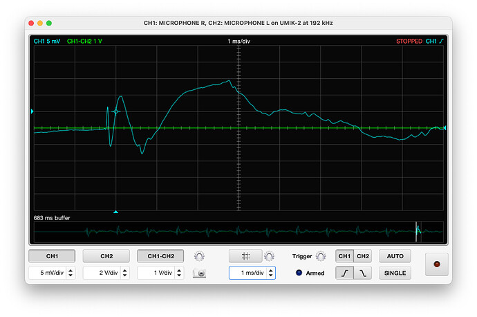 Calibration for SO 1ms-div (LP)