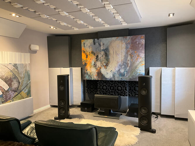 Media Room - Music Setting (from entry door) 2