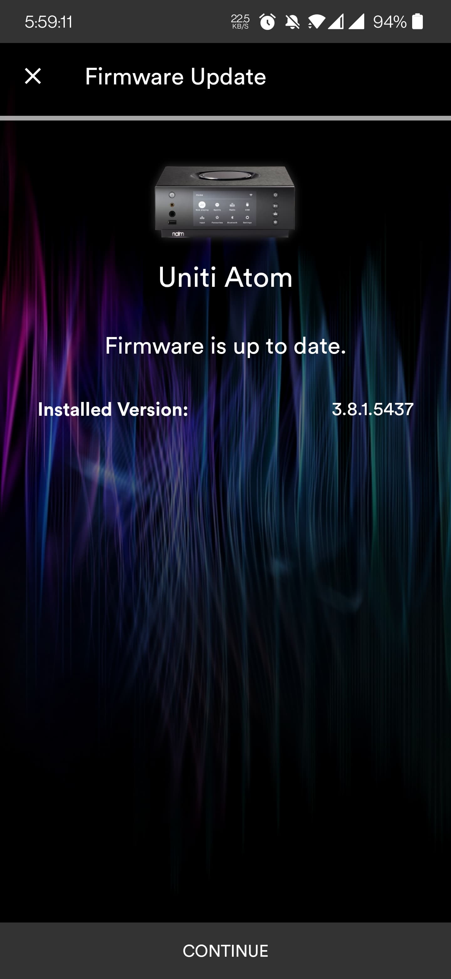 Atom Firmware Update 3.8.3 - Streaming Audio - Naim Audio - Community