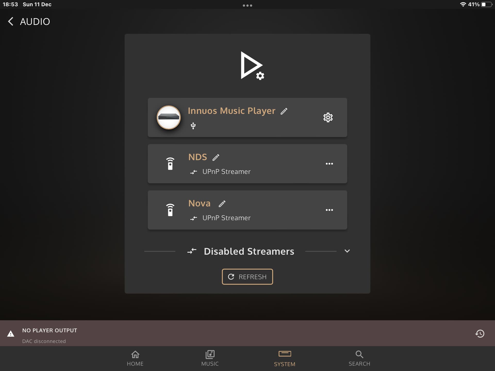 Innuos nit seeing NDS - Streaming Audio - Naim Audio - Community