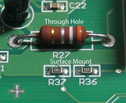 Through-hole-resistor-and-SMD-resistor